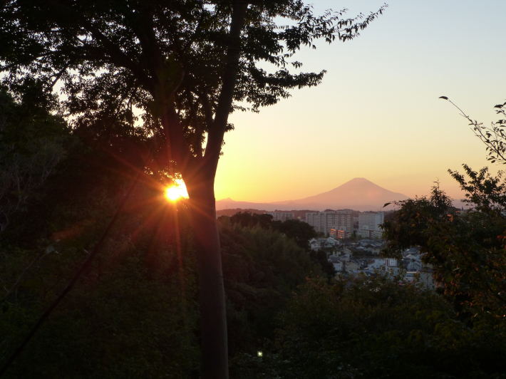 夕方の富士山　晴天の日_f0296312_19445894.jpg