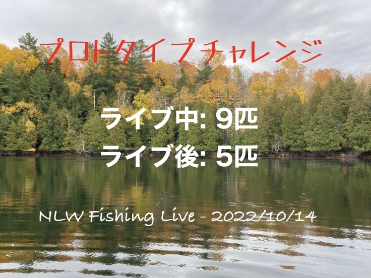 NLW Fishing Live - 2022/10/14 - プロトタイプチャレンジ_d0145899_03244615.jpeg