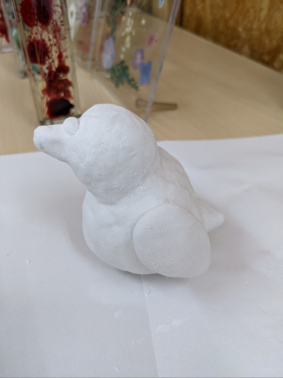 紙粘土立体を作りまし : アートのかけら