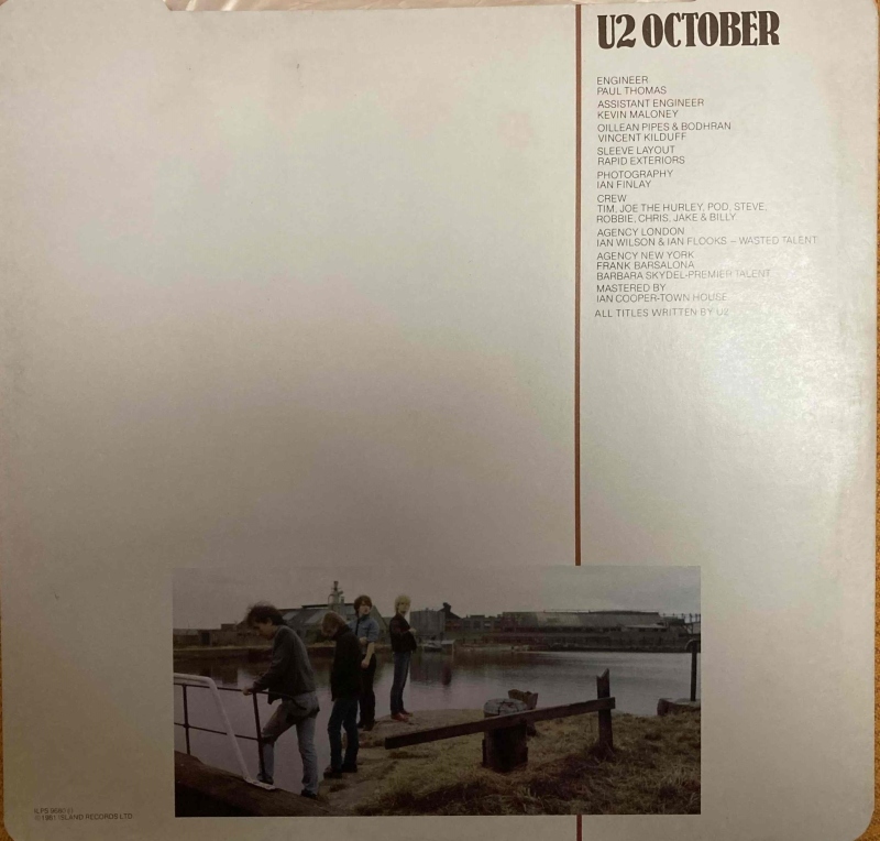 U2 その2 October : アナログレコード巡礼の旅 U2 その2 October : アナログレコード巡礼の旅