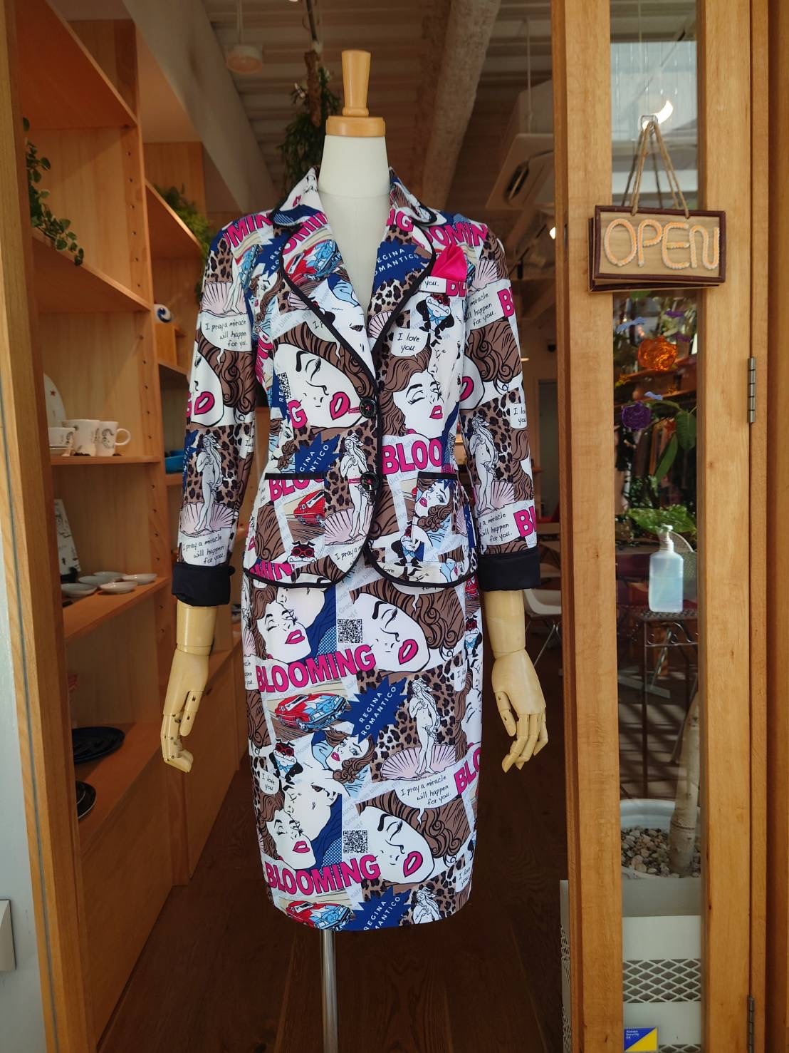 Regina Romantico アメコミ柄 ジャケット* REGINA ROMANTICO イタリア