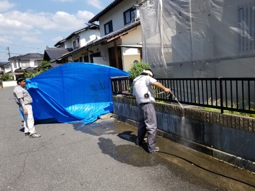 安佐北区・F様邸 外壁塗装工事_d0125228_22190385.jpg