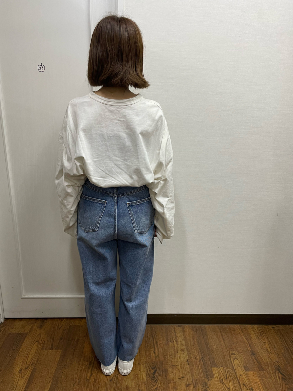 YENN イェン TUCK WIDE DENIM PANTS : dimanche NEWS BLOG