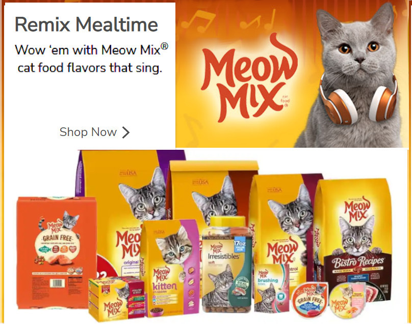 ミャオ・ミックス（Meow Mix）による『猫音楽』（Meow Music, Cat Music）キャンペーン_b0007805_23385608.jpg