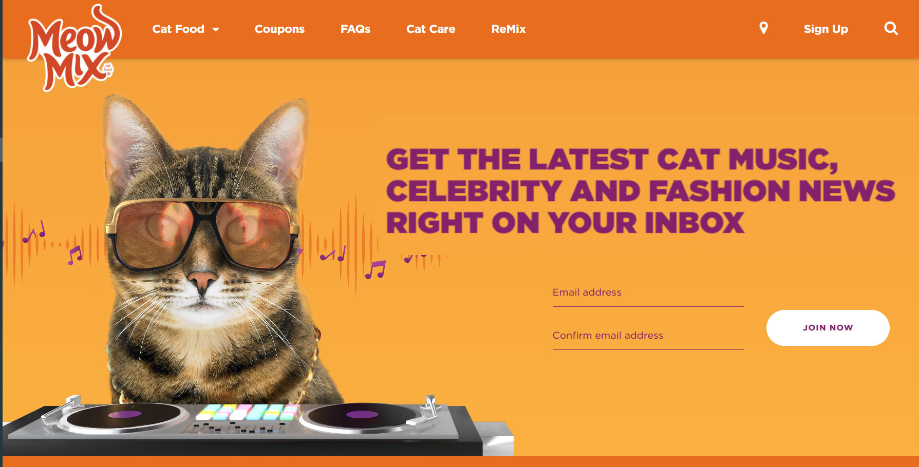 ミャオ・ミックス（Meow Mix）による『猫音楽』（Meow Music, Cat Music）キャンペーン_b0007805_23493599.jpg