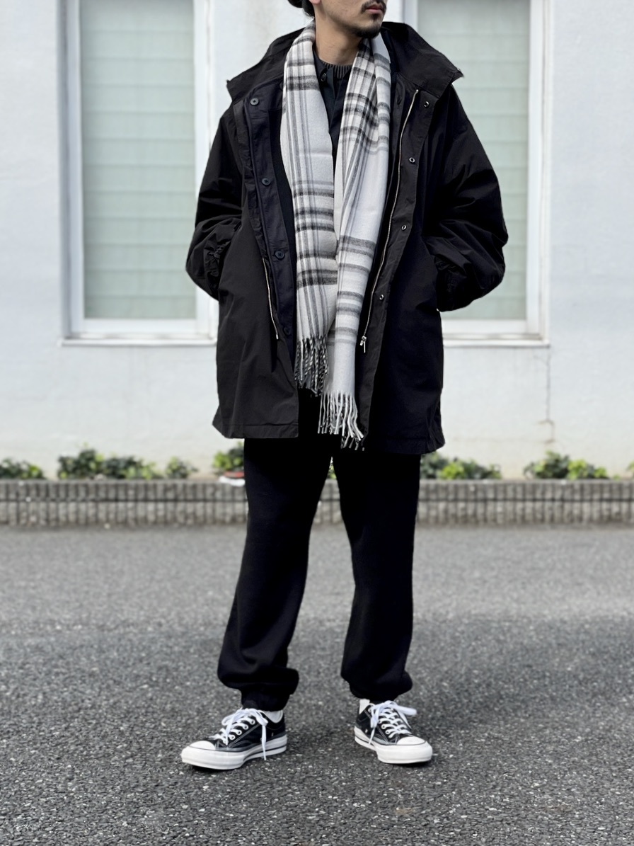 ATON AIR VENTILE SHORT MODS COAT エイトン