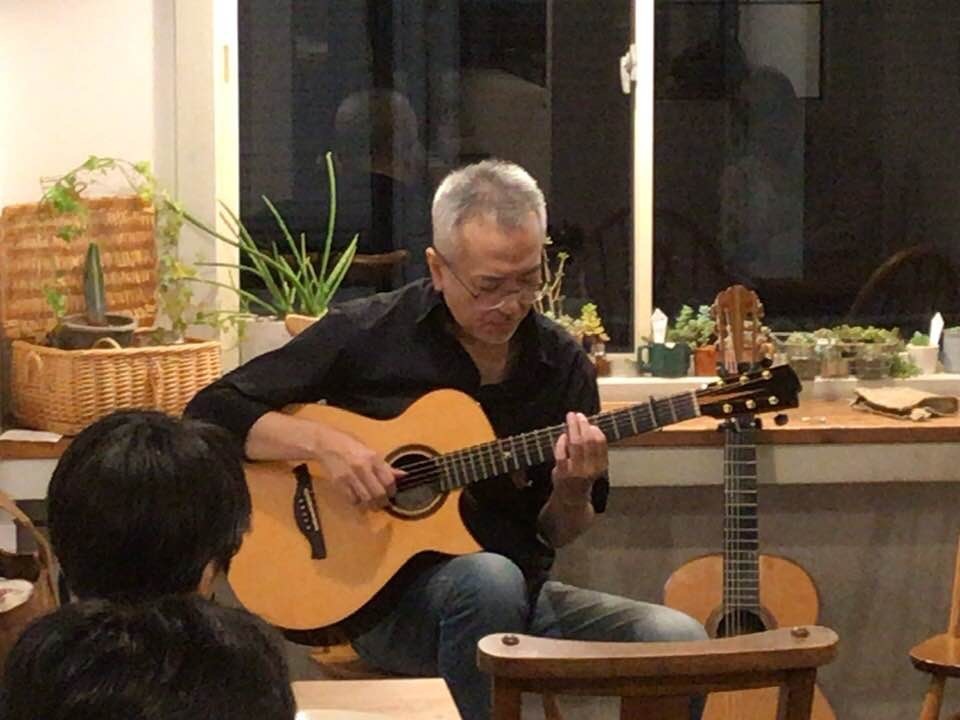 ツアー2日目は岡山「凛空」ギターの為の様な豊かな響きにご機嫌。_a0334793_11222280.jpg