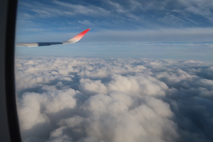 長野旅行　　北海道へ帰る飛行機から（珍しくありませんが……）_f0362073_17014862.jpg