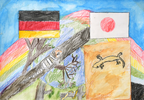  ドイツ大使賞 絵画コンテスト2022 『わたしのドイツ』 小学生の部 その1_b0411489_10410837.jpg
