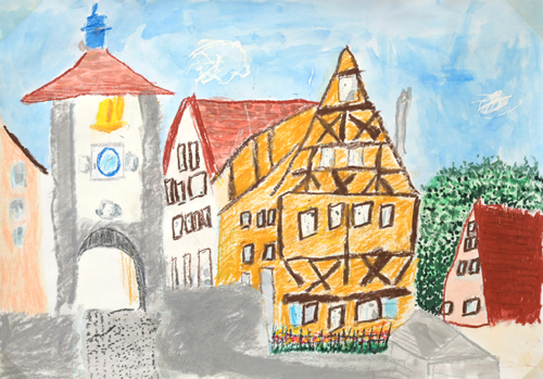  ドイツ大使賞 絵画コンテスト2022 『わたしのドイツ』 小学生の部 その1_b0411489_10430549.jpg