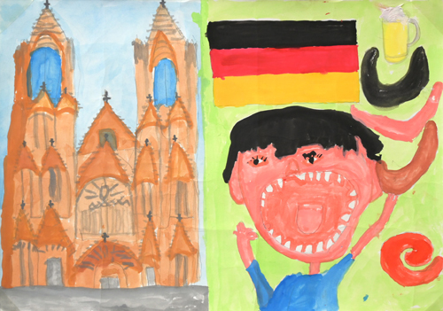  ドイツ大使賞 絵画コンテスト2022 『わたしのドイツ』 小学生の部 その1_b0411489_10434880.jpg