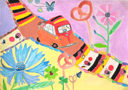 ドイツ大使賞 絵画コンテスト2022 『わたしのドイツ』 小学生の部 その2_b0411489_10504502.jpg
