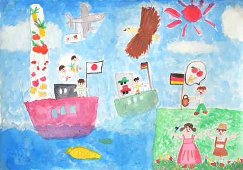 ドイツ大使賞 絵画コンテスト2022 『わたしのドイツ』 小学生の部 その2_b0411489_10513877.jpg