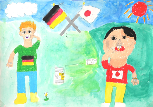 ドイツ大使賞 絵画コンテスト2022 『わたしのドイツ』 小学生の部 その2_b0411489_10560003.jpg