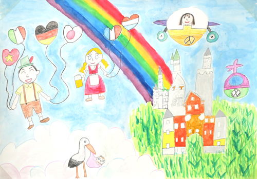 ドイツ大使賞 絵画コンテスト2022 『わたしのドイツ』 小学生の部 その2_b0411489_10580980.jpg