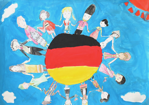 ドイツ大使賞 絵画コンテスト2022 『わたしのドイツ』 小学生の部 その2_b0411489_10590553.jpg