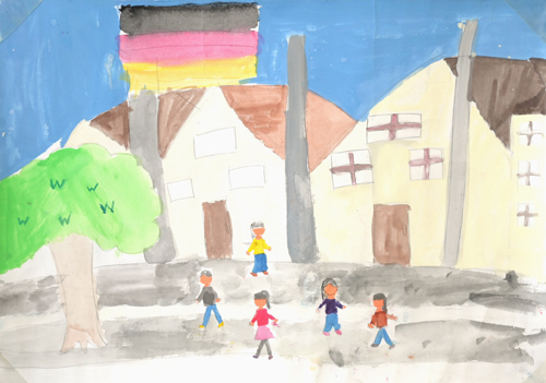 ドイツ大使賞 絵画コンテスト2022 『わたしのドイツ』 小学生の部 その2_b0411489_11003862.jpg