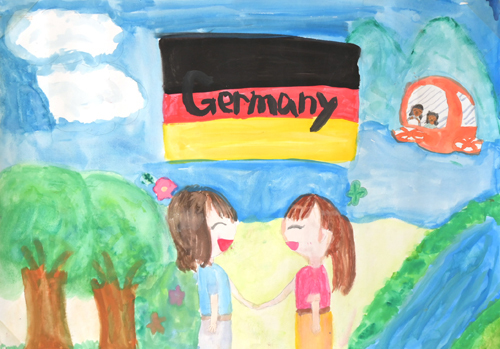 ドイツ大使賞 絵画コンテスト2022 『わたしのドイツ』 小学生の部 その3_b0411489_11044601.jpg