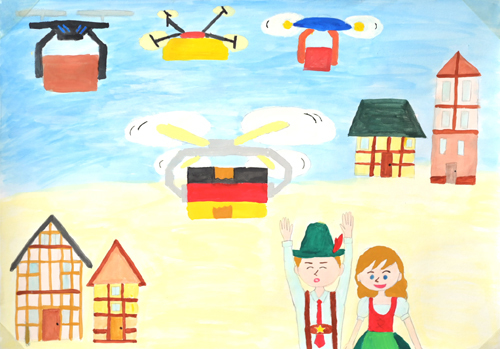 ドイツ大使賞 絵画コンテスト2022 『わたしのドイツ』 小学生の部 その3_b0411489_11085900.jpg
