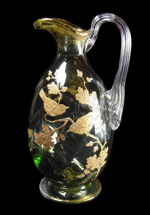 オールド・バカラ 限定 パリ美術館モデル 銀巻装飾 大型 花瓶 2.1kg