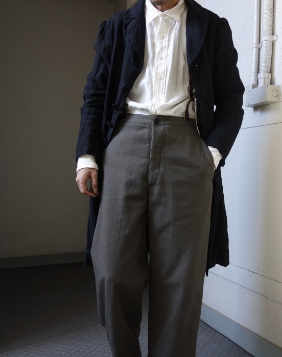 1月の製作予定 / classic cottonlinen trousers_e0130546_16091190.jpg