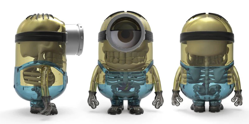 大阪特売Minions Anatomy 8 デザイナー フィギュア アート ミニオン アメコミ