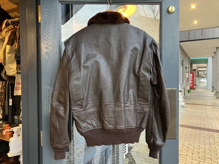 50's U.S.N. G-1leather flight jacket : BUTTON UP clothing