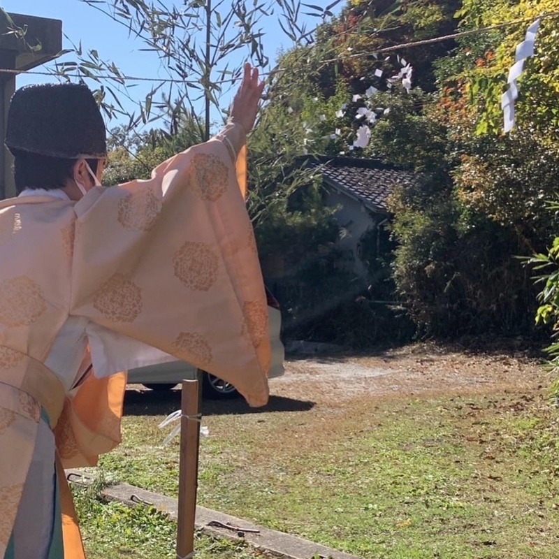 「奈良の家」の地鎮祭が執り行われました。_e0029115_09221954.jpg