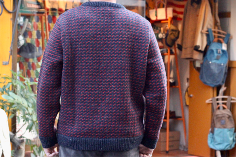 極寒の地ノルウェーで生まれた伝統アイテム「L.L.Bean」 \"Heritage Sweater, Norwegian Crewneck\" ご紹介_f0191324_08070649.jpg