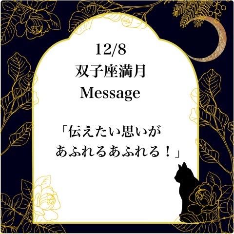 12月8日 双子座満月 Message_a0335560_15303337.jpeg
