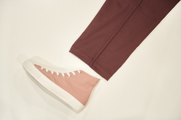 \"GOLDEN GATE PANTS LILAC＋ARMY GYM SHOES HIGH DUSTY ROSE\"ってこんなこと。_c0140560_12125552.jpg