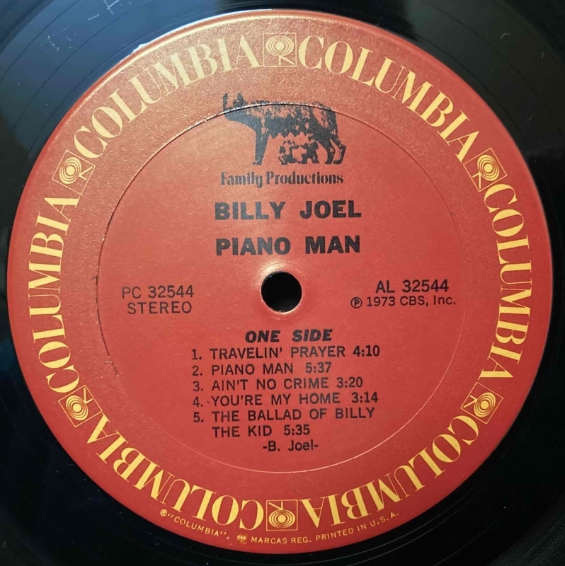 Billy Joel その１ Piano Man : アナログレコード巡礼の旅