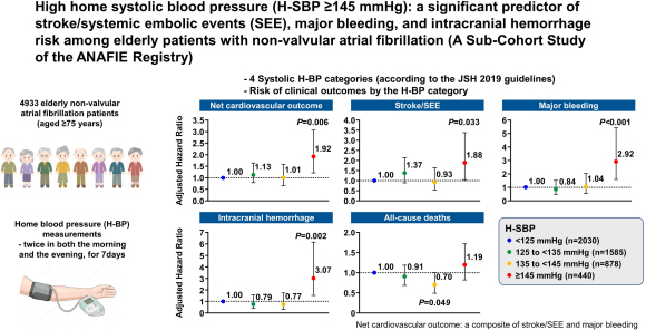 日本の大規模登録研究では心房細動患者の家庭血圧≧145mmHgが心血管イベントの予測因子：ANAFIEレジストリサブ解析_a0119856_07141927.jpg