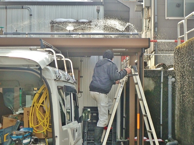 会館では\"増強された消雪設備\"が稼働を始めました_c0336902_14465278.jpg