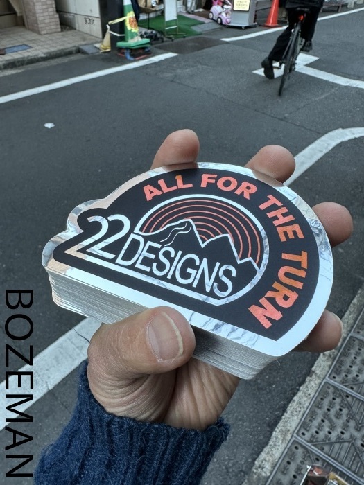 22 Designs All for the Turn Shiny Sticker_f0159943_15452968.jpg