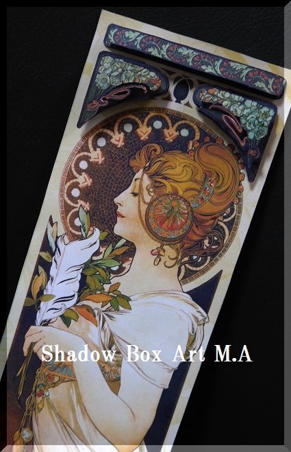 ミュシャ！ 羽根～♪ : Spring Road ～Shadow Box Art～