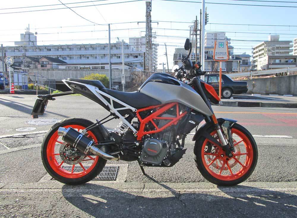 バイク買取で、KTM DUKE390が入荷ー！！・・・からの試乗インプレ♪(*^_^*) : バイクパーツ買取・販売＆バイクバッテリーのフロントロウ！