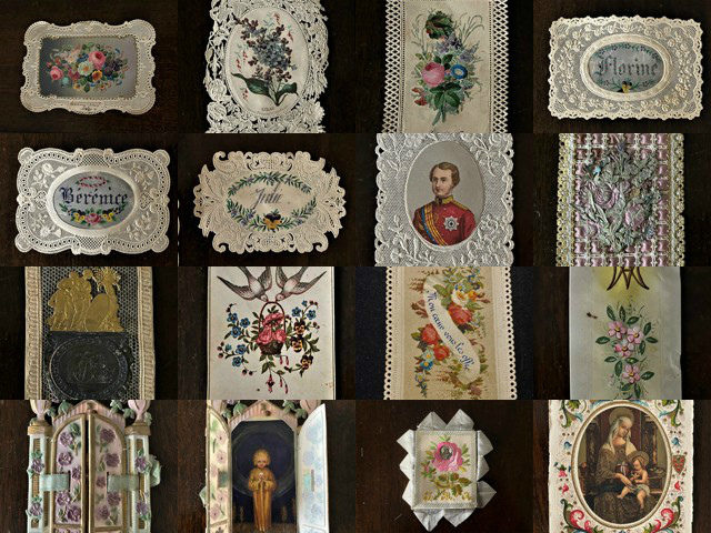 19世紀のカードコレクション : スペイン・バルセロナ・アンティーク