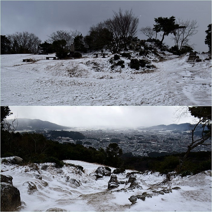 雪景色の四王寺山～大宰府天満宮。_f0016066_19410226.jpg