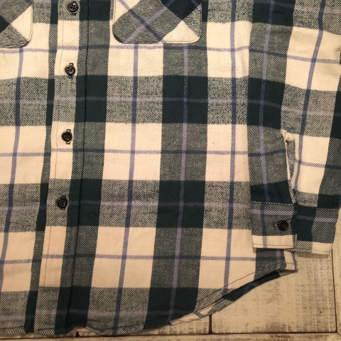 1980s \" FIVE BROTHER - MADE IN U.S.A - \" 100% cotton VINTAGE HEAVY-FLANNEL CH SHIRTS ※ 好配色_d0172088_20152273.jpg