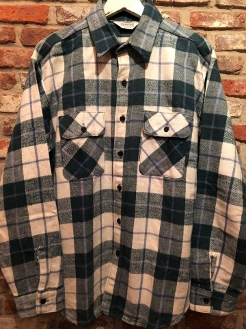 1980s \" FIVE BROTHER - MADE IN U.S.A - \" 100% cotton VINTAGE HEAVY-FLANNEL CH SHIRTS ※ 好配色_d0172088_20153226.jpg