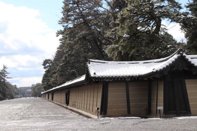 京都御苑　雪が降った_e0048413_17553821.jpg