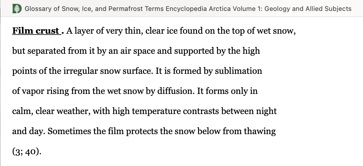 雪山に不思議な薄い氷の層フィルムクラストか シビッリーニ山脈_f0234936_22152023.png
