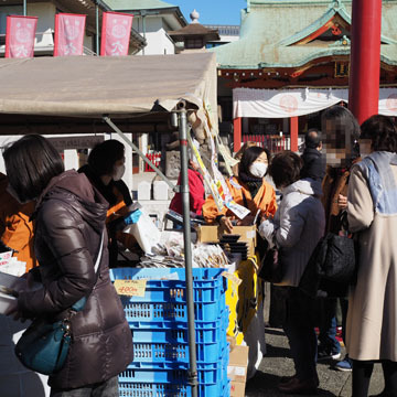 穴守稲荷神社 初午祭「羽田物産展」参加しました_c0039736_10460357.jpg