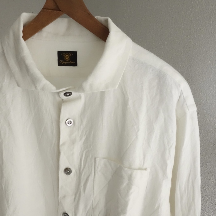 商品入荷のお知らせ / french widespred heavylinen shirt_e0130546_19013031.jpg