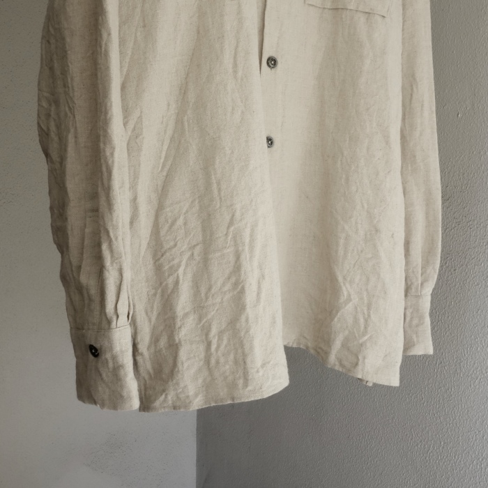 商品入荷のお知らせ / french widespred heavylinen shirt_e0130546_19060159.jpg