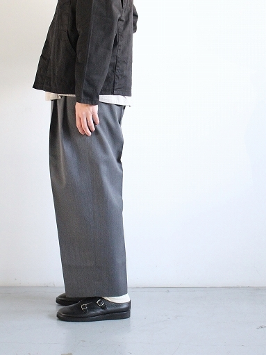 Cale　Wool Vist Trouser / Top gray_b0139281_18215418.jpg