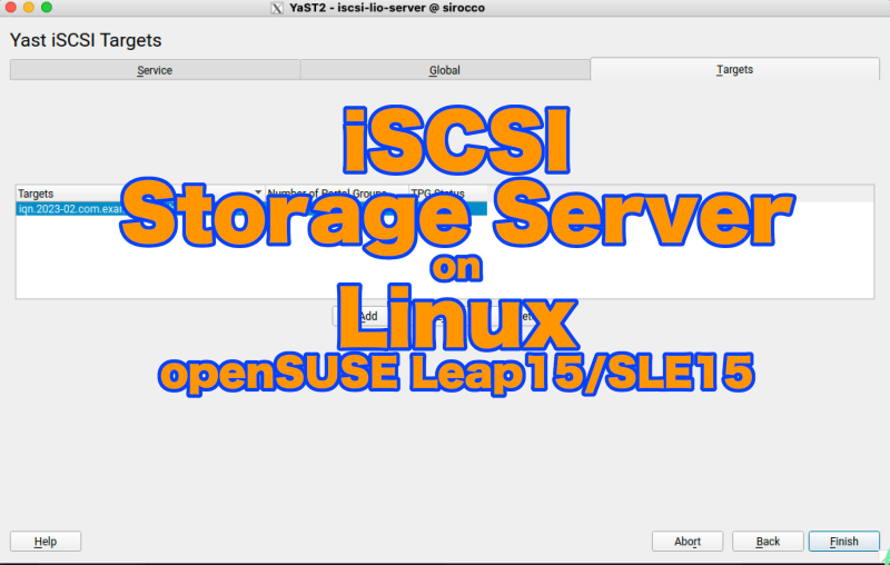 Linux で iSCSI,  openSUSE15/SLE15 で作る iSCSI ストレージサーバ_a0056607_11555110.png