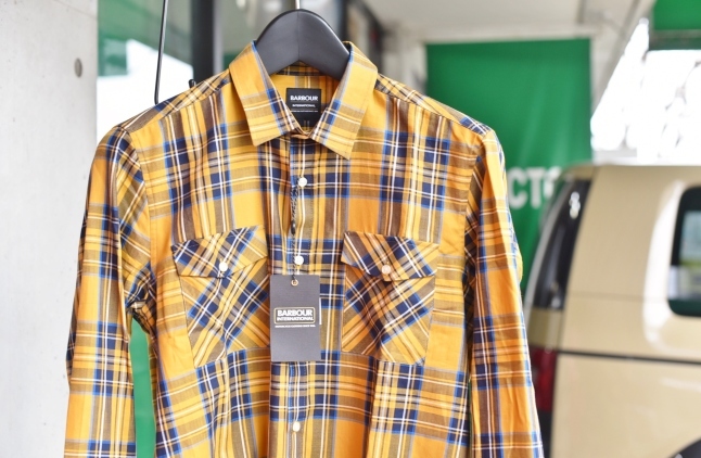 Barbour　NEW　　Yellow CHECK SHIRTS　　Europe Limited MODEL_d0152280_11171847.jpg