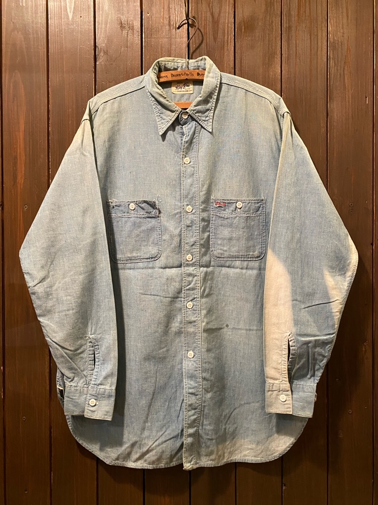 マグネッツ神戸店 2/22(水)春Vintage入荷! #3 Chambray Shirt!!!_c0078587_10332637.jpg